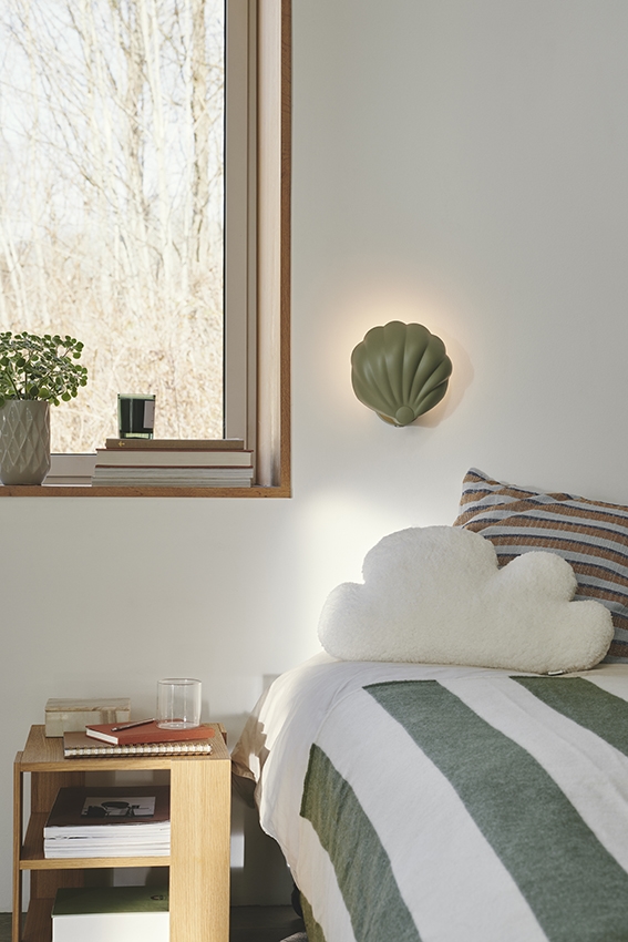 Konchi wandlamp, groen
